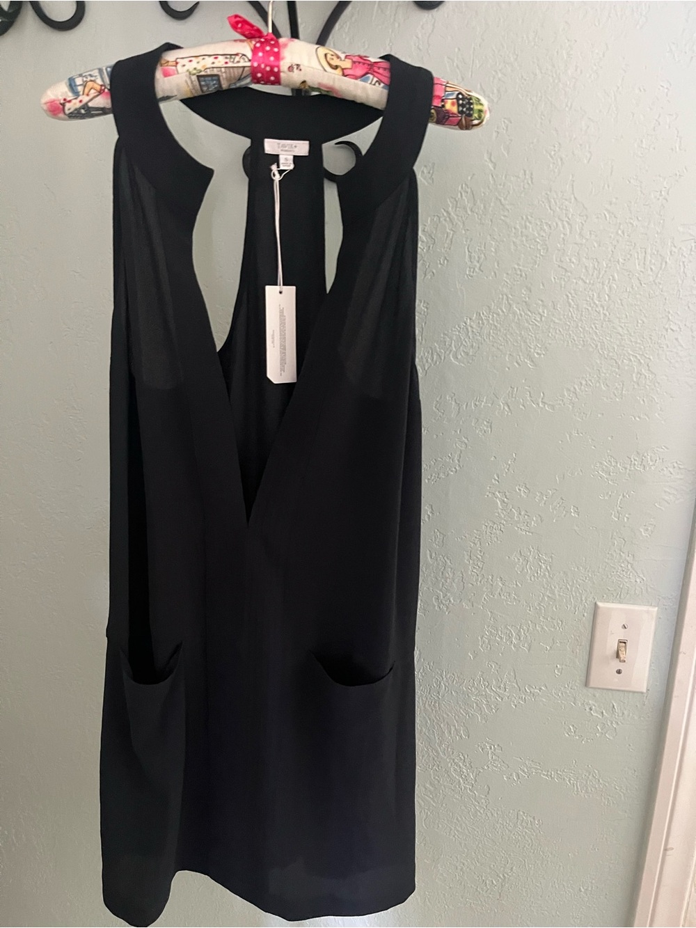 Tavik black sleeveless dress NWT small